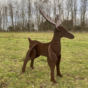 Karácsonyi szarvas dísz - Meska.hu