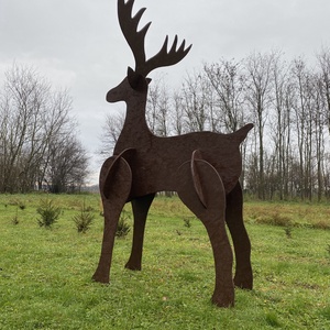Karácsonyi szarvas dekoráció - karácsony - karácsonyi lakásdekoráció - karácsonyi manók, figurák - Meska.hu