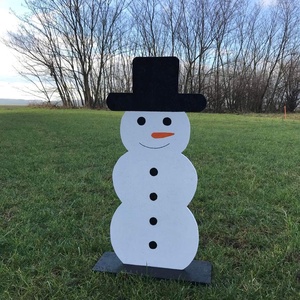 Fából készült hóember - Meska.hu