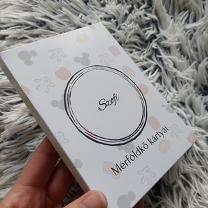 40db Baba mérföldkő kártya, Mickey egeres - otthon & életmód - babaszoba, gyerekszoba - babaszoba kép - Meska.hu