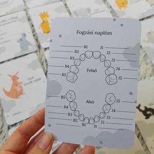 40db Baba mérföldkő kártya, babakártya - otthon & életmód - babaszoba, gyerekszoba - babaszoba kép - Meska.hu