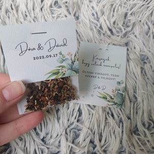 Esküvői virágmag köszönőajándék, Esküvő, Emlék & Ajándék, Köszönőajándék, , MESKA