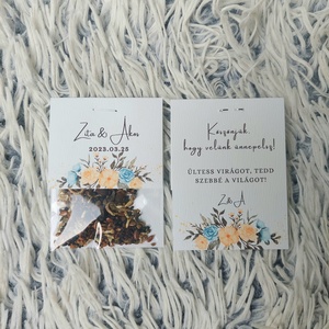 Esküvői virágmag köszönőajándék - esküvő - emlék & ajándék - köszönőajándék - Meska.hu