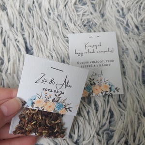 Esküvői virágmag köszönőajándék, Esküvő, Emlék & Ajándék, Köszönőajándék, , MESKA