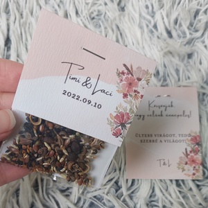 Esküvői virágmag köszönőajándék, Esküvő, Emlék & Ajándék, Köszönőajándék, , MESKA