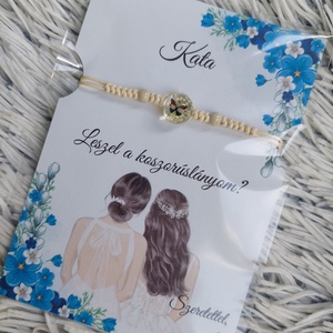 Koszorúslány / tanú felkérő, Esküvő, Meghívó & Kártya, Meghívó, Fotó, grafika, rajz, illusztráció, MESKA