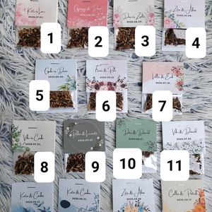 Esküvői virágmag köszönőajándék - esküvő - emlék & ajándék - köszönőajándék - Meska.hu