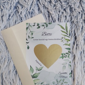 Koszorúslány / tanú felkérő, Kaparós koszorúslány felkérő, Kaparós tanú felkérő, Kaparós sorsjegy - Meska.hu