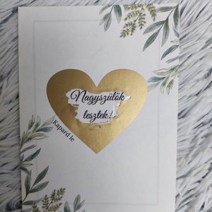 Kaparós baba bejelentő, Kaparós sorsjegy, Nagyszülők lesztek kaparós - Meska.hu