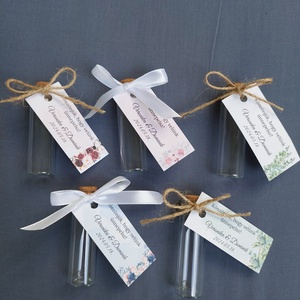 Esküvői köszönőajándék üvegcse parafadugóval, Üvegcse - esküvő - emlék & ajándék - köszönőajándék - Meska.hu