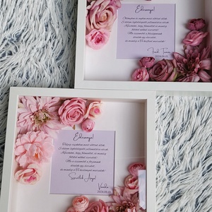 Szülőköszöntő ajándék, virág szülőköszöntő esküvőre, virág box - Meska.hu