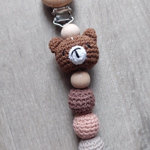 Horgolt cumilánc - játék & sport - 3 éves kor alattiaknak - cumilánc - Meska.hu