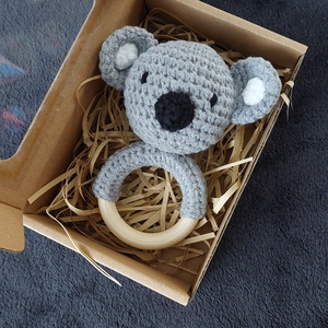 Horgolt csörgő koalamaci, Játék & Sport, 3 éves kor alattiaknak, Csörgő, Horgolás, MESKA