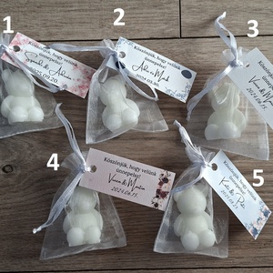 Esküvői illatgyertyás köszönőajándék, Köszönetajándék, Illatgyertya, Esküvő, Emlék & Ajándék, Köszönőajándék, , MESKA