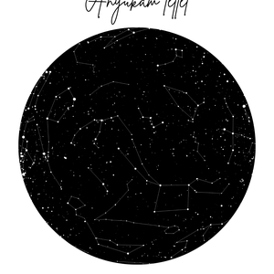 A nap, amikor az anyukám lettél csillagtérkép, Művészet, Grafika & Illusztráció, Digitális, Fotó, grafika, rajz, illusztráció, MESKA