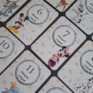 13db-os Baba mérföldkő kártya, babakártya kártyatartóval - baba - mama - babafotózás - baba mérföldkő kártyák - Meska.hu