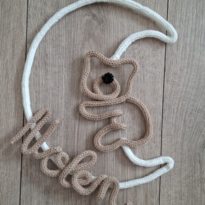 Kötött drót névtábla, Babaszoba névdekoráció, névtábla, kötött ajtódísz, kötött ajtódekoráció, Baba - mama, Babaszoba dekoráció, Baba névtábla, Fonás (csuhé, gyékény, stb.), Egyedi névre szóló gyerekszoba névdekoráció, maci a holdon

Szélesség: 22cm
Magasság: 30cm
+ az aka..., MESKA