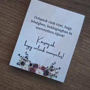 Esküvői rizsszórás, rizs, esküvő, esküvői ajándék, köszönőajándék - esküvő - emlék & ajándék - köszönőajándék - Meska.hu