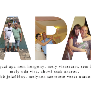 Egyedi apás fotókép � személyre szabható ajándék apukáknak, Művészet, Grafika & Illusztráció, Digitális, Mindenmás, MESKA