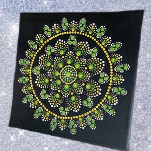Mandala festmény , Otthon & Életmód, Dekoráció, Spiritualitás, Mandala, Festészet, Festett tárgyak, MESKA