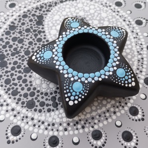 Mandala mécsestartó  - otthon & életmód - gyertya, illat, aroma - mécses és mécsestartó - Meska.hu