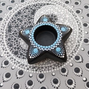Mandala mécsestartó  - otthon & életmód - gyertya, illat, aroma - mécses és mécsestartó - Meska.hu