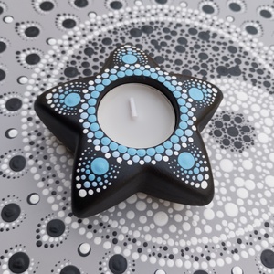 Mandala mécsestartó  - Meska.hu