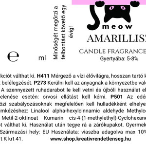Amarillisz illatolaj 100gr - gyertyakészítéshez - Meska.hu
