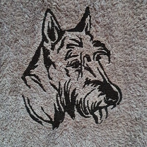 Hímzett törölköző - Meska.hu