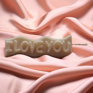 i love you gyertya, Otthon & Életmód, Gyertya, illat, aroma, Gyertya, , MESKA