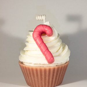 Karácsonyi muffin gyertya - karácsony - karácsonyi lakásdekoráció - karácsonyi illatgyertya, mécses - Meska.hu