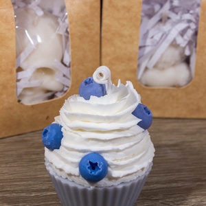 muffin gyertya - otthon & életmód - gyertya, illat, aroma - gyertya - Meska.hu