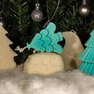 Karácsonyi szójaviasz gyertyák - Meska.hu