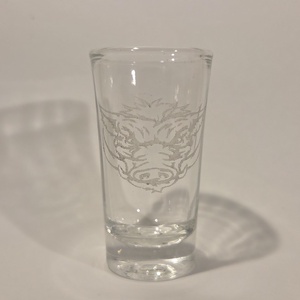 Vaddisznós gravírozott felespohár, Otthon & Életmód, Konyhafelszerelés, tálalás, Tálalás, Pálinkás poharak, szettek, , MESKA