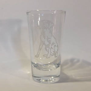 Vizsla gravírozott felespohár - Meska.hu