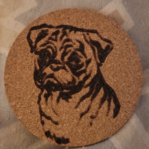 Mopsz poháralátét, Otthon & Életmód, Konyhafelszerelés, tálalás, Tálalás, Tányér- és poháralátét, , MESKA