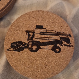 Kombájnos poháralátét, Otthon & Életmód, Konyhafelszerelés, tálalás, Tálalás, Tányér- és poháralátét, , MESKA