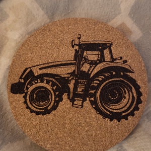 Traktoros poháralátét, Otthon & Életmód, Konyhafelszerelés, tálalás, Tálalás, Tányér- és poháralátét, , MESKA