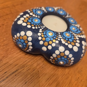 Szív alakú mécseatartó - Meska.hu