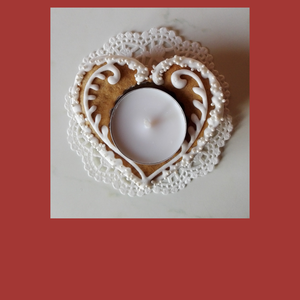 Mézeskalács mécsestartó-esküvő/keresztelő/ballagás/évzáró - otthon & életmód - gyertya, illat, aroma - mécses és mécsestartó - Meska.hu