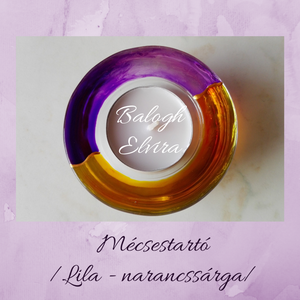 Mécsestartó-üvegfestett-teamécses-ballagás/óvoda/iskola/bölcsőde/évzáró/búcsúztató/esküvő - otthon & életmód - gyertya, illat, aroma - mécses és mécsestartó - Meska.hu