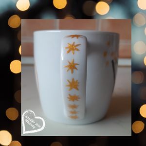 9 és 3/4 festett porcelán bögre:)Születésnap/gyereknap/ballagás/évzáró - otthon & életmód - papír, írószer - ajándékozás kellékei - ajándékkísérő - Meska.hu