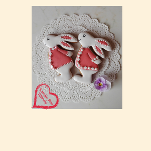 Mézeskalács -köszönőjándék nyuszik/húsvét - esküvő - emlék & ajándék - köszönőajándék - Meska.hu