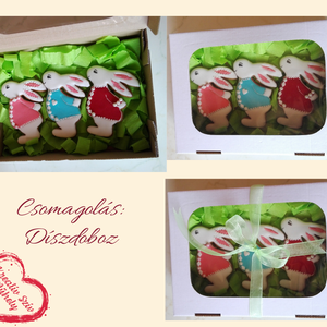 Mézeskalács -köszönőjándék nyuszik/húsvét - esküvő - emlék & ajándék - köszönőajándék - Meska.hu