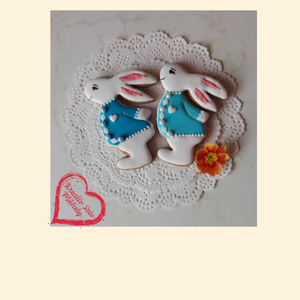 Mézeskalács -köszönőjándék nyuszik/húsvét - esküvő - emlék & ajándék - köszönőajándék - Meska.hu