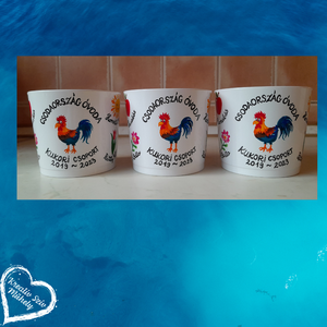 Festett kaspó/virágtartó-ballagási ajándék-ballagás óvoda/iskola/bölcsöde/évzáró/nyugdíjas búcsúztató - otthon & életmód - dekoráció - virágdísz és tartó - cserép & kaspó - Meska.hu