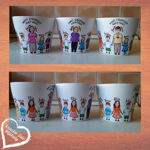 Festett kaspó/virágtartó-ballagási ajándék-ballagás óvoda/iskola/bölcsöde/évzáró/búcsúztató - otthon & életmód - dekoráció - virágdísz és tartó - cserép & kaspó - Meska.hu