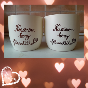 Kaspó esküvőre, szülő ajándék/anyáknapja/apáknapja/esküvő/köszönetnyilvánító ajándék - otthon & életmód - dekoráció - asztal és polc dekoráció - dekorációs tál, tartó - Meska.hu