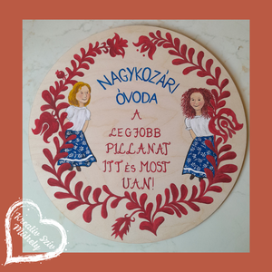 Mesefigurás ábázolással-akrilfestmény/évzáró/ballagás/születésnap/névnap/esküvő/búcsúztató, Művészet, Festmény, Akril, Festészet, Festett tárgyak, MESKA