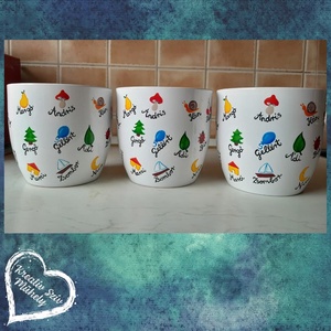 Festett kaspó/virágtartó-ballagási ajándék-ballagás óvoda/iskola/bölcsöde/évzáró/búcsúztató - otthon & életmód - dekoráció - virágdísz és tartó - cserép & kaspó - Meska.hu